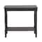 Black Traditional Wood Console Table, 32" x 32"